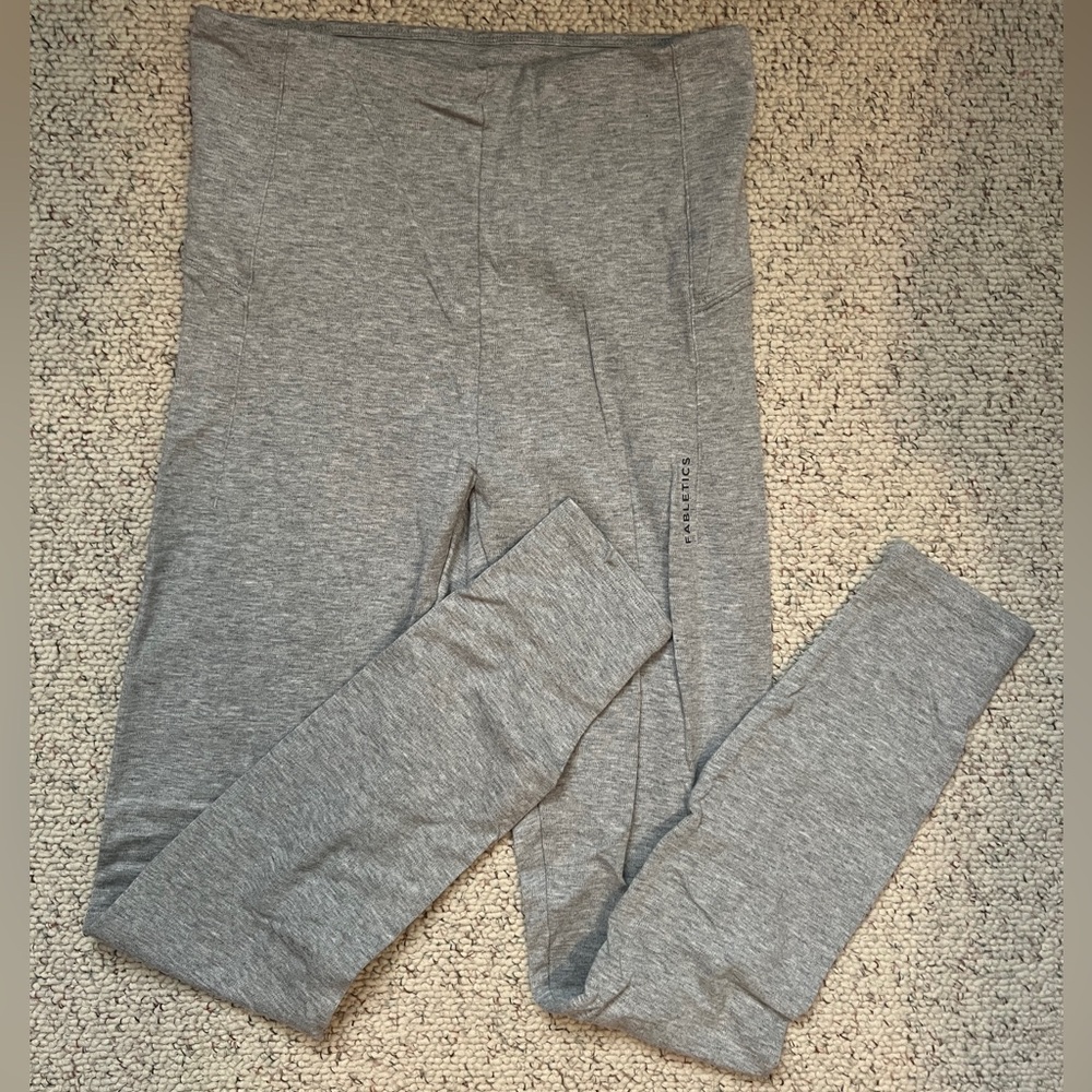 Fabletics High Waisted Grey Leggings